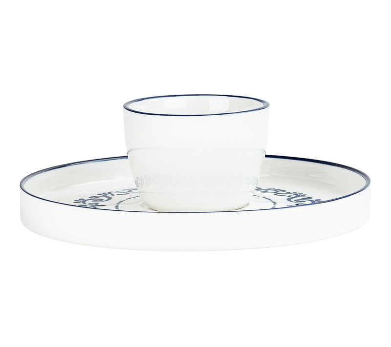 10 Strawberry Street Talavera Chip & Dip / CakeStand — View 7