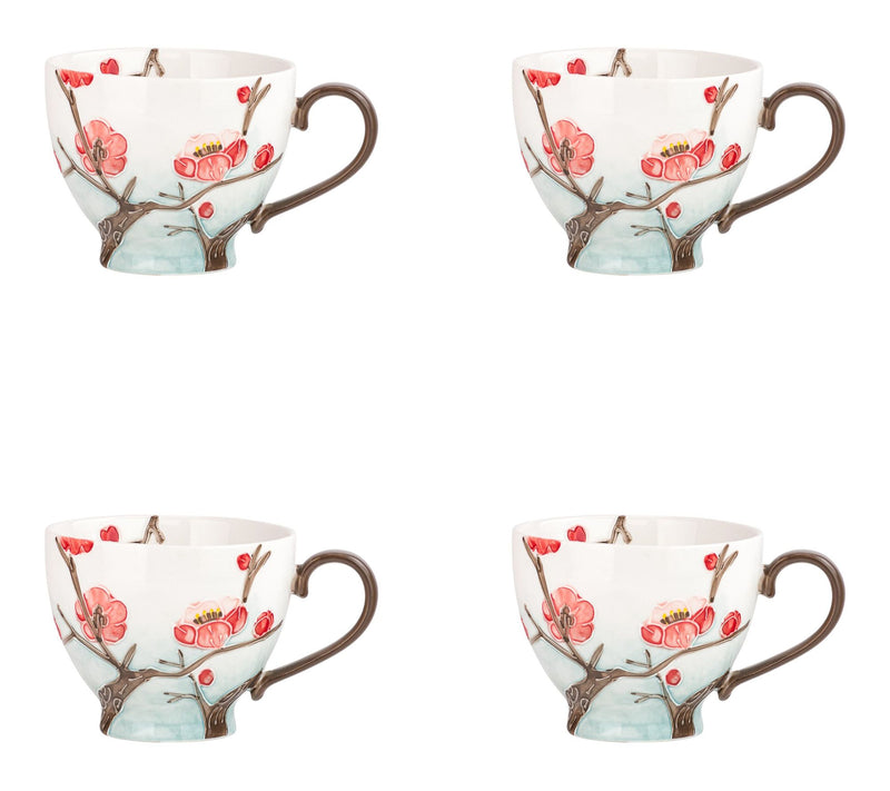 10 Strawberry Street Set of 4 Petaluxe Mug — Main view