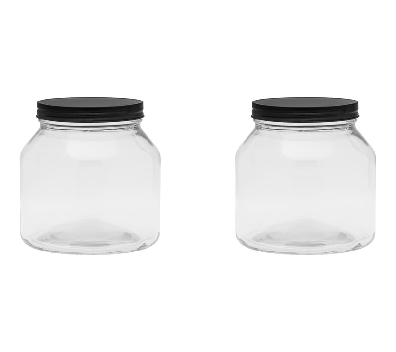 10 Strawberry Street Set of 2 Branson Glass Canisters — View 3