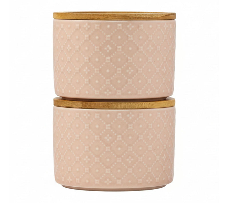 10 Strawberry Street Set of 2 Embossed Salt Cellars — View 18