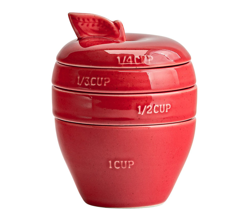 10 Strawberry Street Sliced Apple Measuring Cups — View 8
