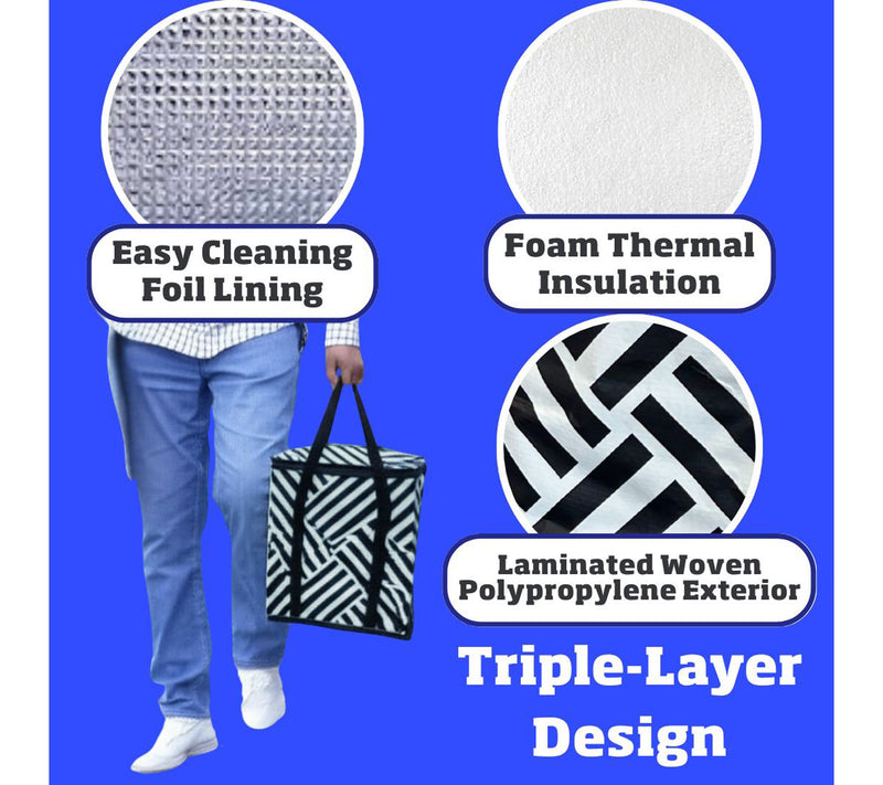 DuraSack 3-pack 20 qt. Insulated Hot Cold ToteBags — View 3