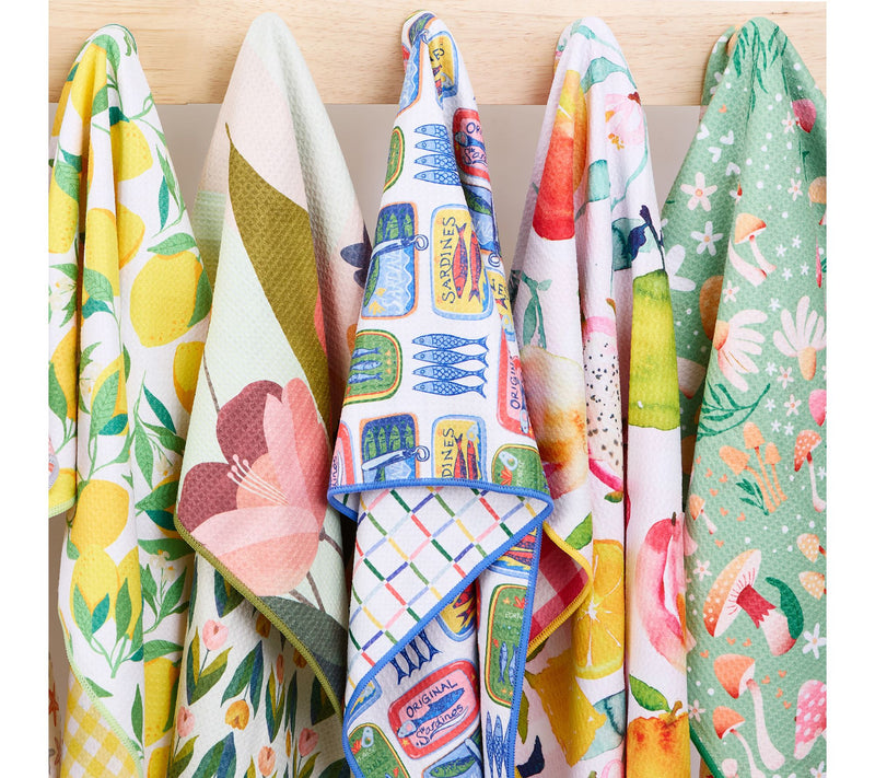 Design Imports Printed Microfiber Kitchen Towels Set of 2 — View 5