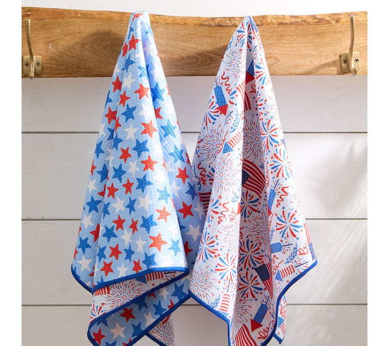 Design Imports Printed Microfiber Kitchen Towels Set of 2 — View 21
