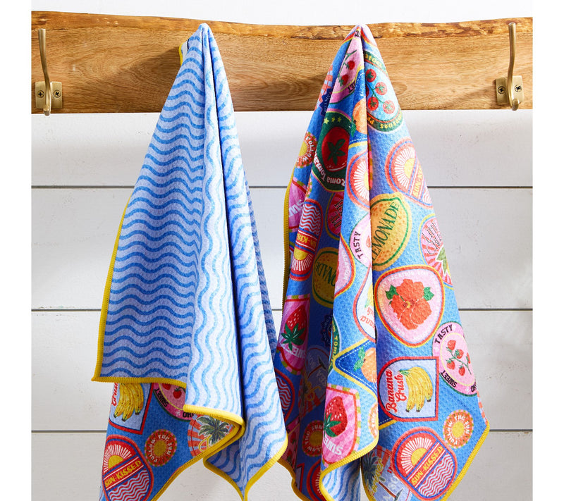 Design Imports Printed Microfiber Kitchen Towels Set of 2 — View 23