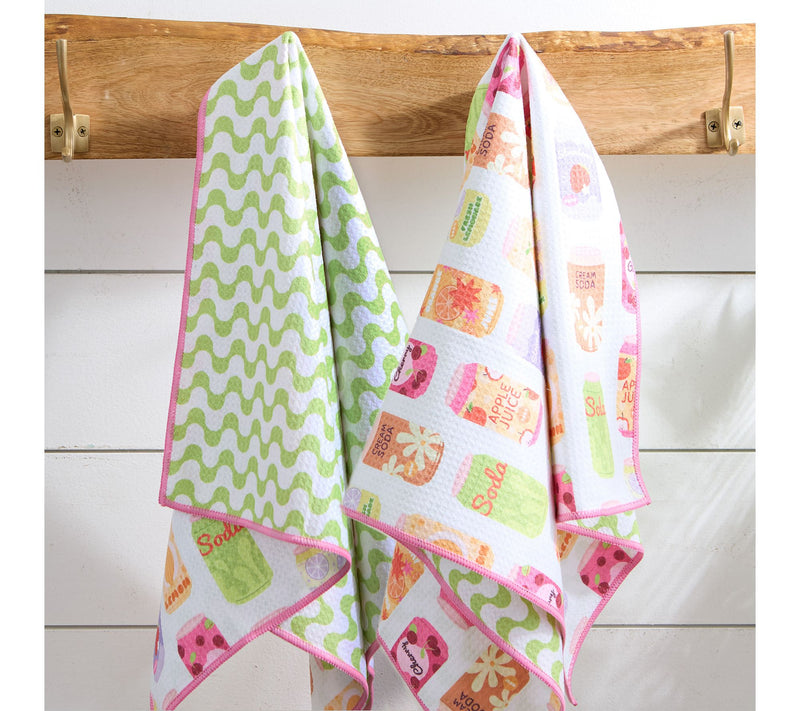 Design Imports Printed Microfiber Kitchen Towels Set of 2 — View 27