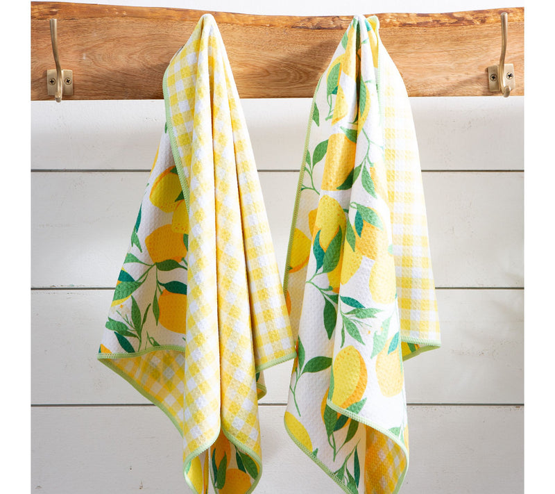 Design Imports Printed Microfiber Kitchen Towels Set of 2 — View 31