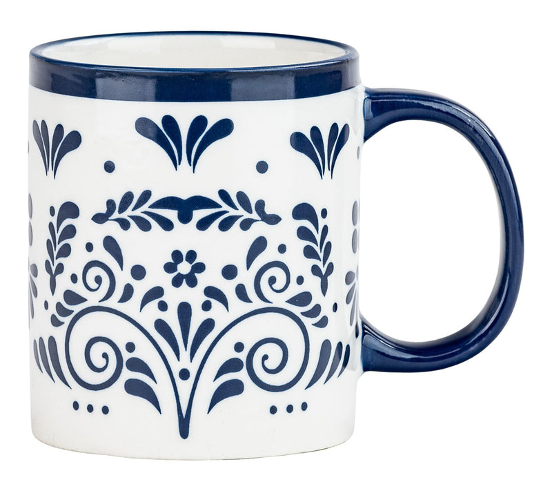 10 Strawberry Street Set of 6 Talavera Dinner Mugs — View 4