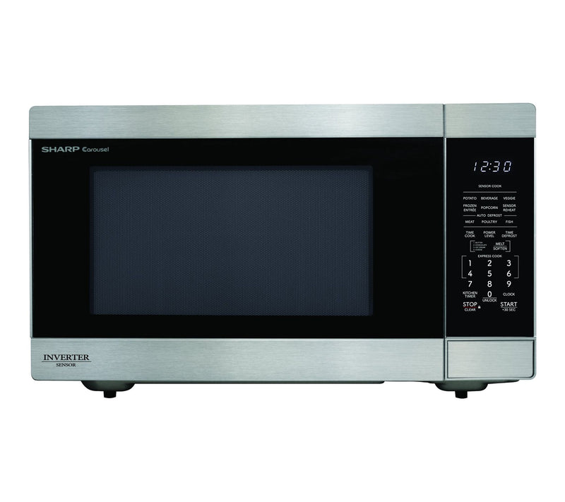 Sharp 2.2 Cu. Ft. Stainless Steel Countertop Microwave Oven — View 10