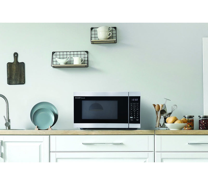 Sharp 1.1 Cu. Ft. Stainless Steel Smart Countertop Microwave — View 6
