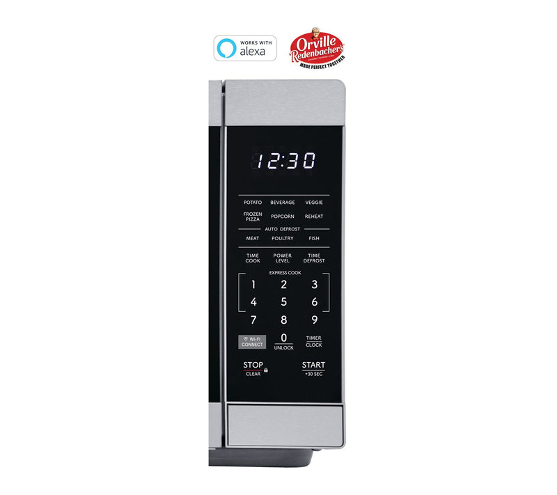 Sharp 1.1 Cu. Ft. Stainless Steel Smart Countertop Microwave — View 8