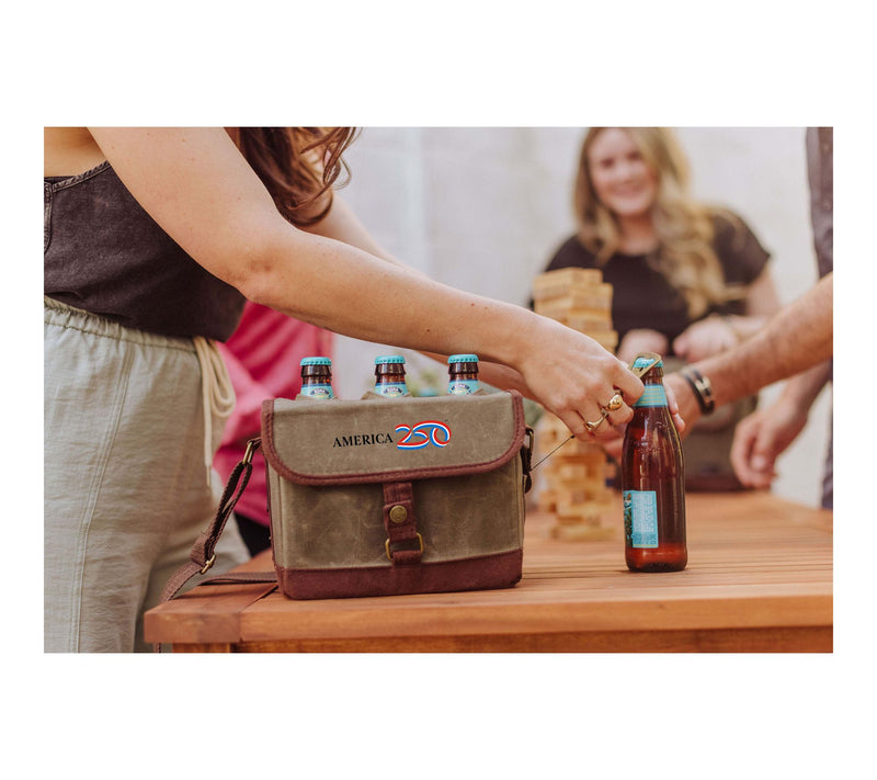 Legacy America250 Beer Caddy Cooler Tote with Opener — View 3