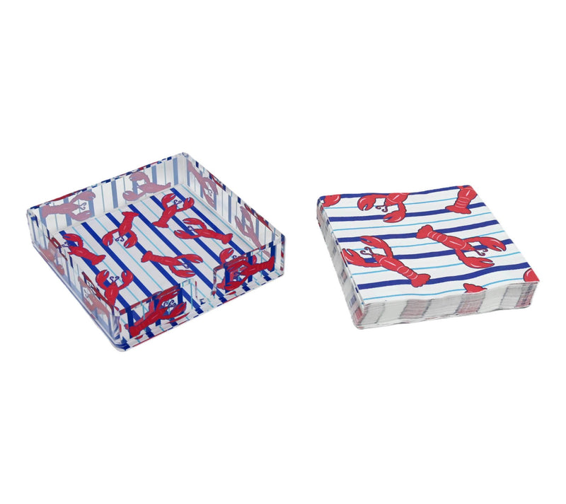 Temp-tations Seasonal Acrylic Napkin Holder with Napkins — View 8