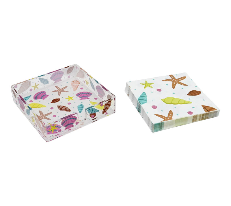 Temp-tations Seasonal Acrylic Napkin Holder with Napkins — View 9