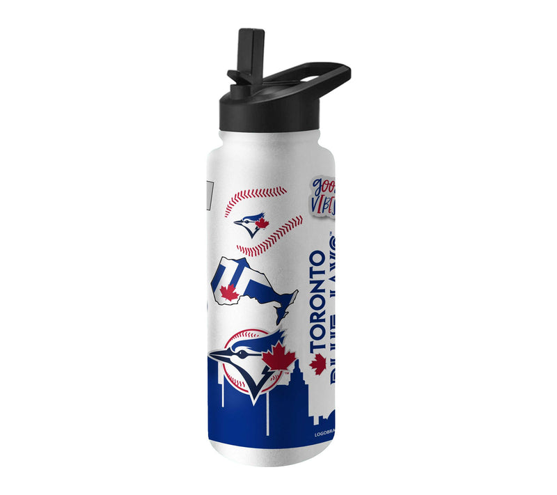 Logo Brands MLB 34oz Native Quencher Bottle — View 6