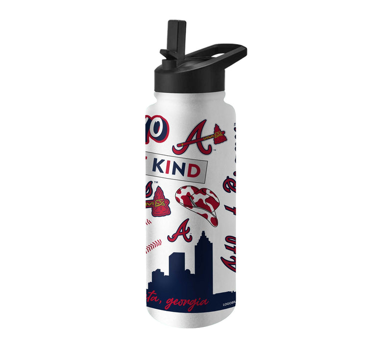 Logo Brands MLB 34oz Native Quencher Bottle — View 7