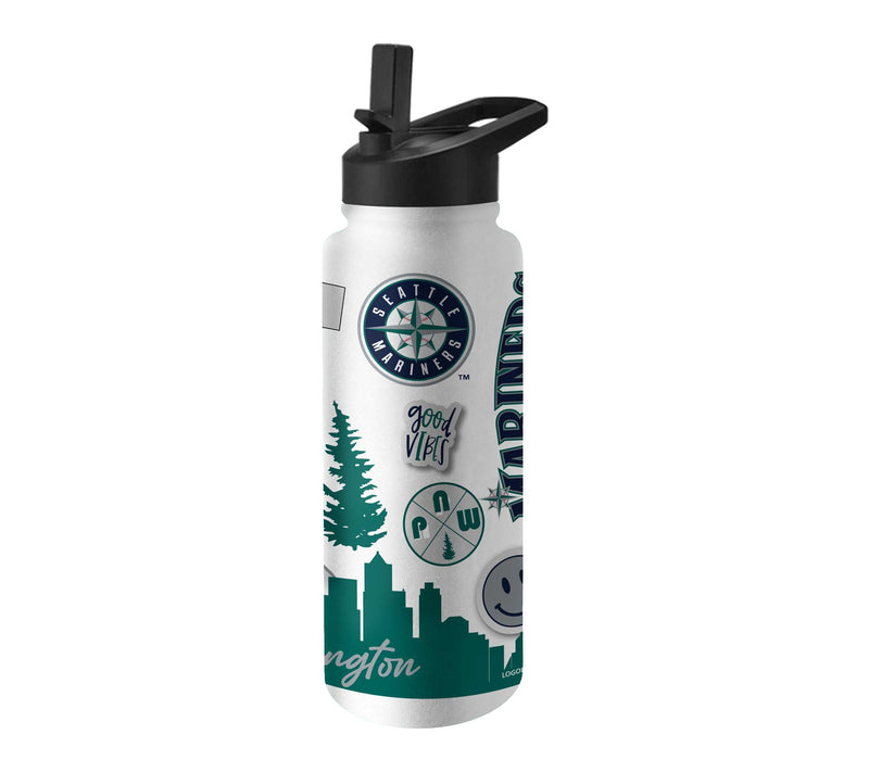 Logo Brands MLB 34oz Native Quencher Bottle — View 43