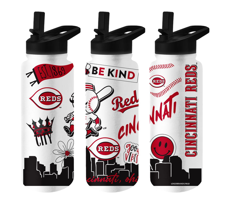 Logo Brands MLB 34oz Native Quencher Bottle — View 51