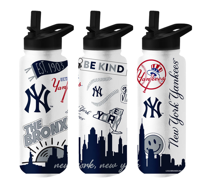 Logo Brands MLB 34oz Native Quencher Bottle — View 28