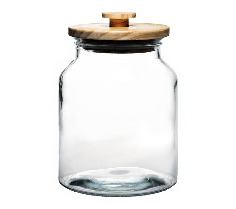 10 Strawberry S treet Set of 2 Denali Canister s w/ Wood Lid — View 2