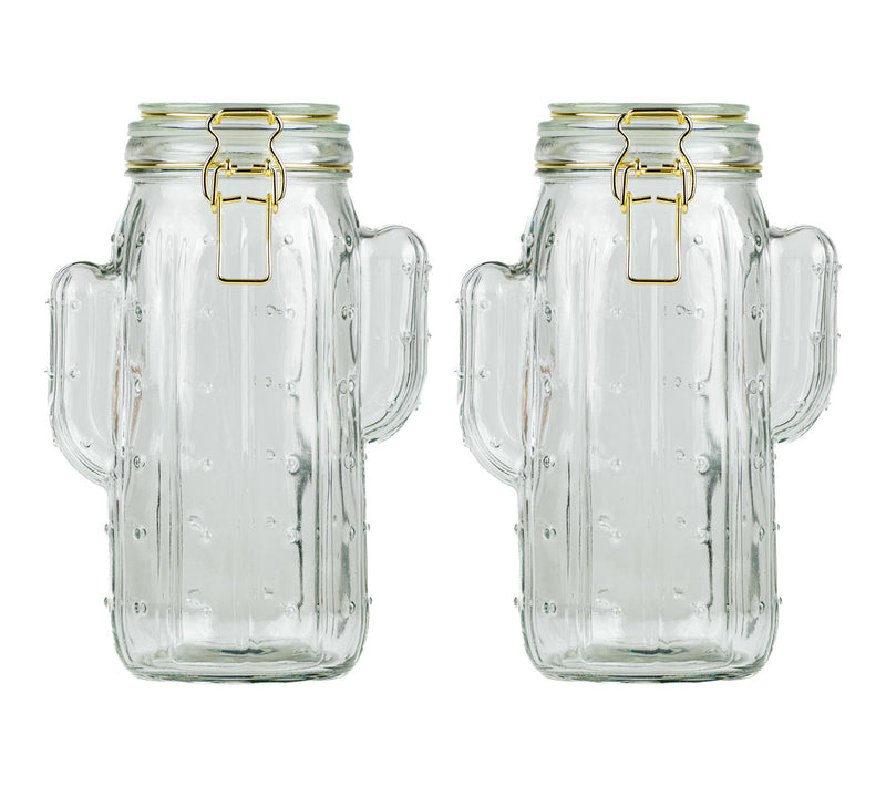 10 Strawberry S treet Set of 2 Saguaro Hermeti c Jars, Large — Main view