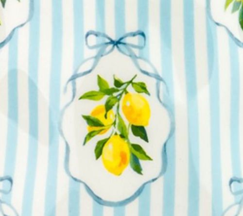 10 Strawberry Street Set of 2 Amalfi Lemon Stripe Canisters — View 5