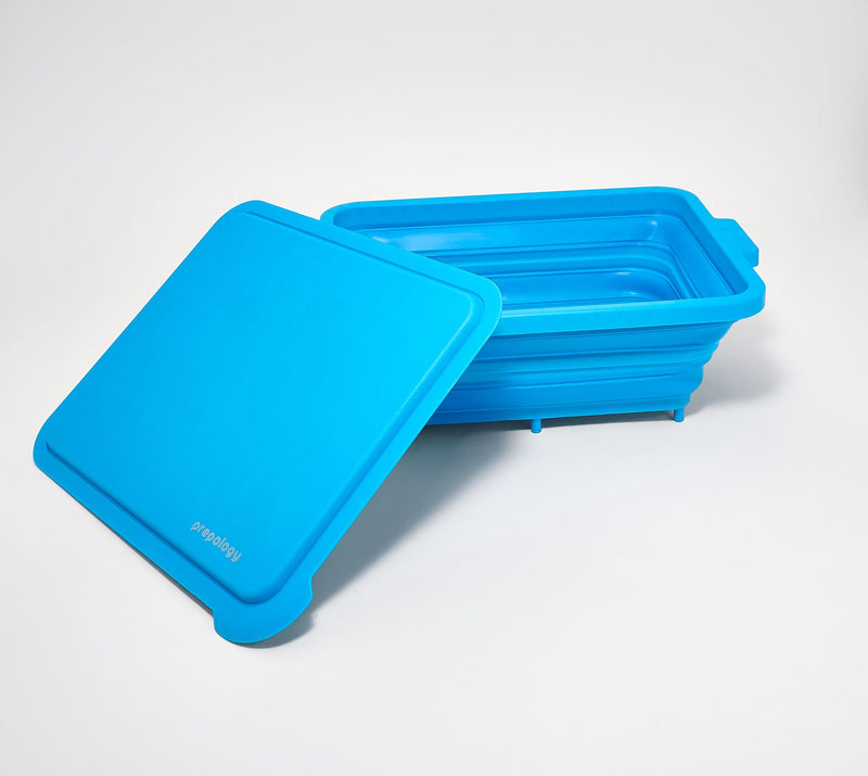 Prepology Collapsible Food Prep Tub w/ Cutting Board & Drain — Main view