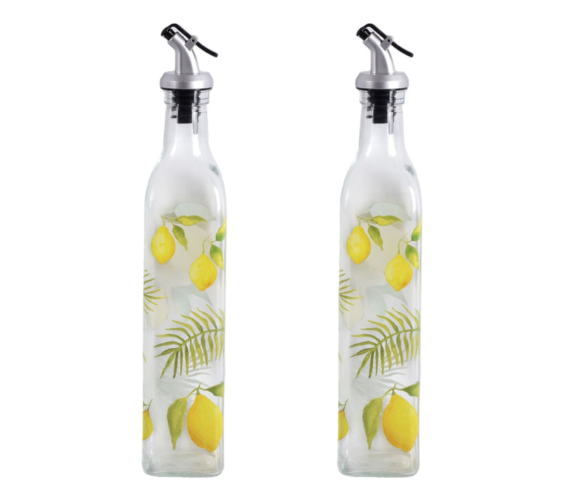 Temp-tations Set of 2 Glass Oil Dispenser Bottles — View 7