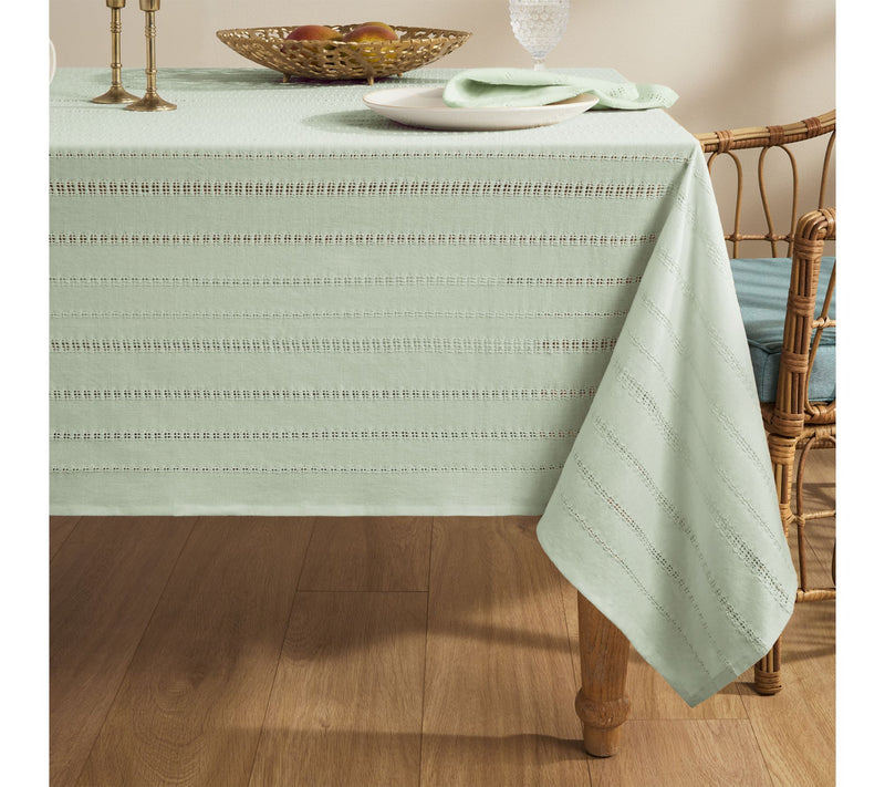 Draper James Leno Weave Woven 60"x84" Tablecloth — Main view