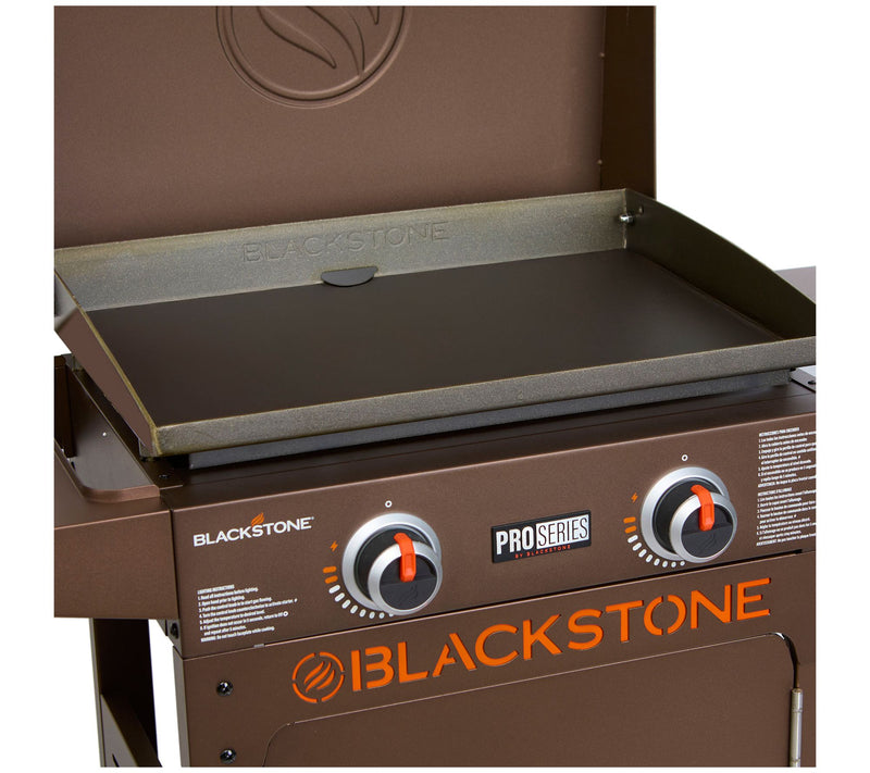 Blackstone 22" Pro Series Dual Burner Griddle w/ Cover & 8pc Tool Kit — View 10
