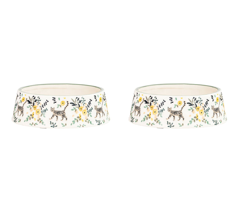 10 Strawberry Street Set of 2 Bella Pet Bowl — Main view