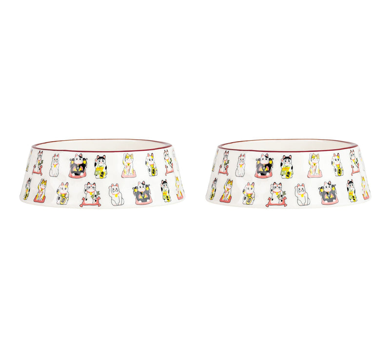 10 Strawberry Street Set of 2 Bella Pet Bowl — View 10