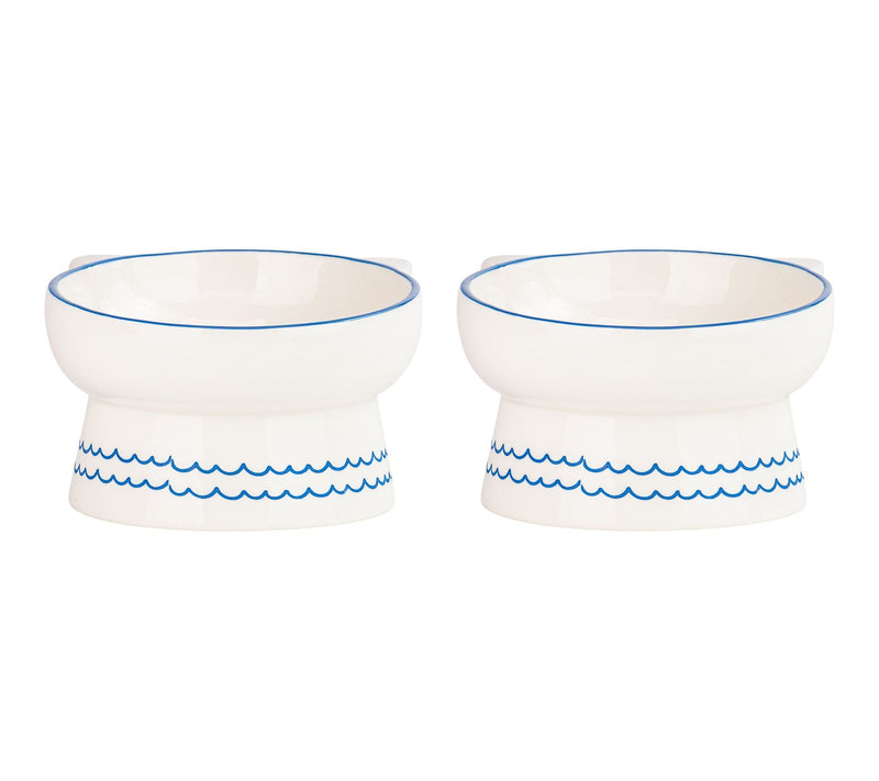 10 Strawberry S treet Set of 2 Ears Up Elevate d Pet Bowl — View 10
