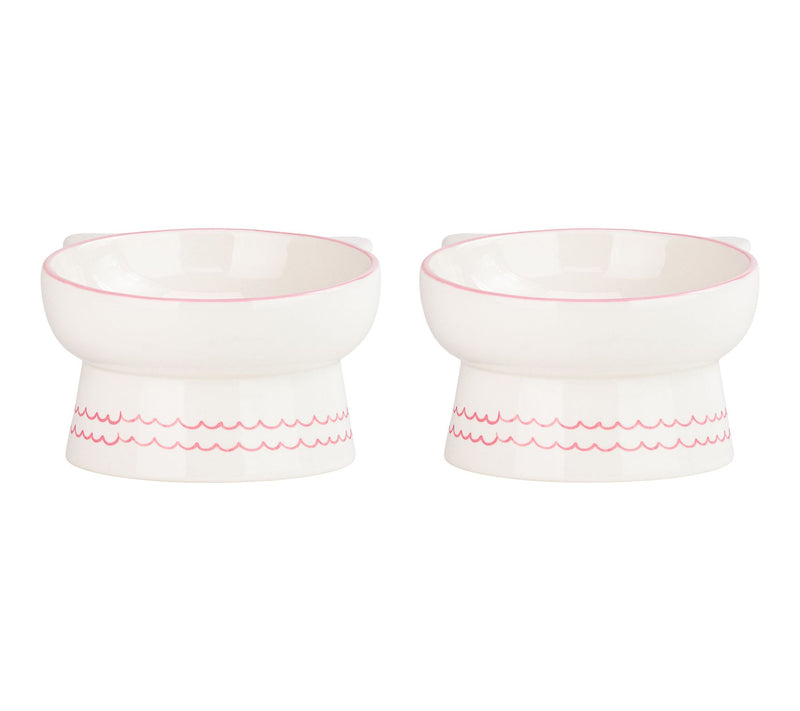 10 Strawberry S treet Set of 2 Ears Up Elevate d Pet Bowl — View 12