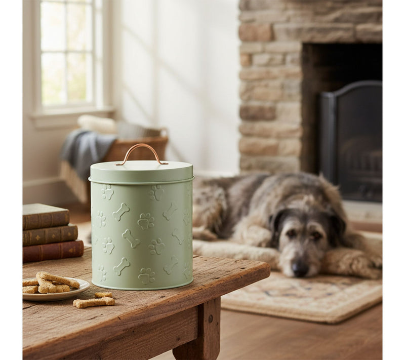 10 Strawberry Street Puppy Paws Matte Treat Canister, Small — View 8