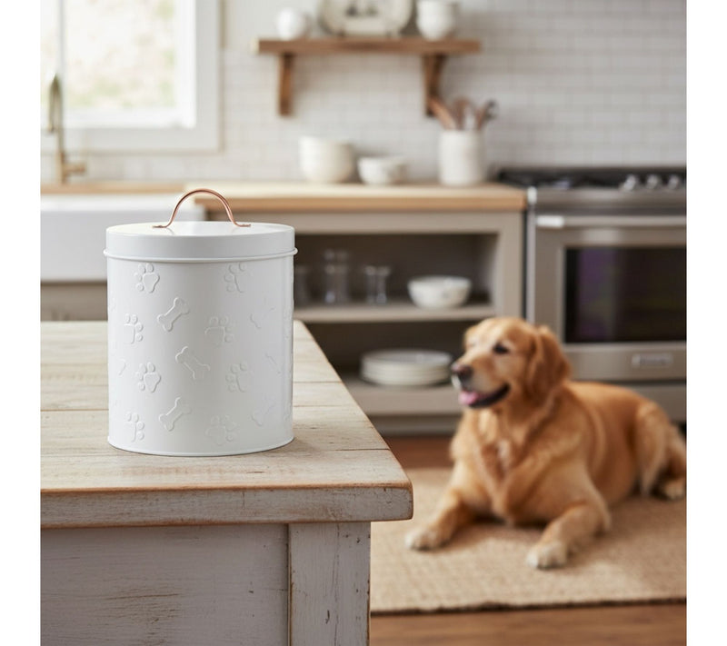 10 Strawberry Street Puppy Paws Matte Treat Canister, Small — View 7