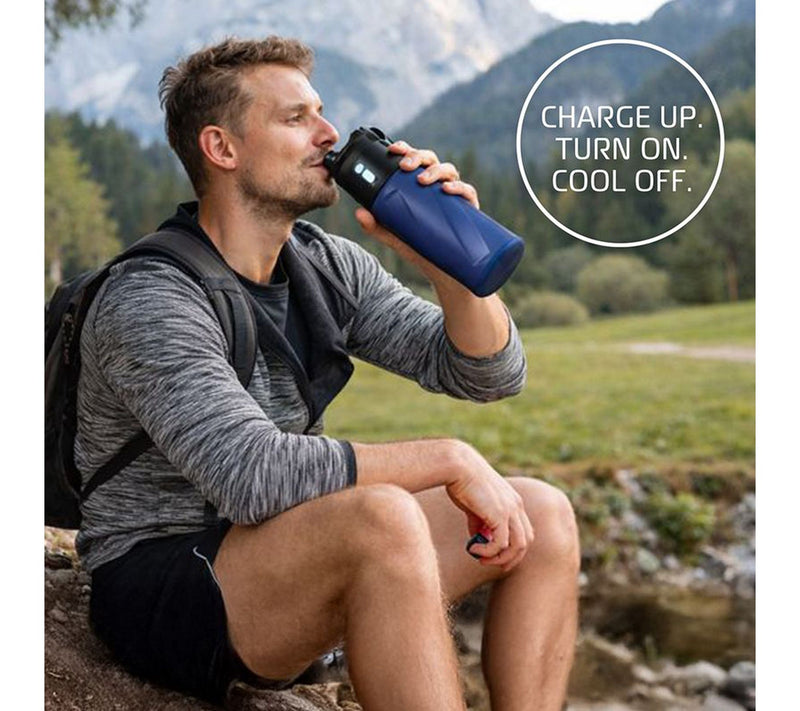 AlphaCool Handheld Water Misting Bottle - Blue — View 3