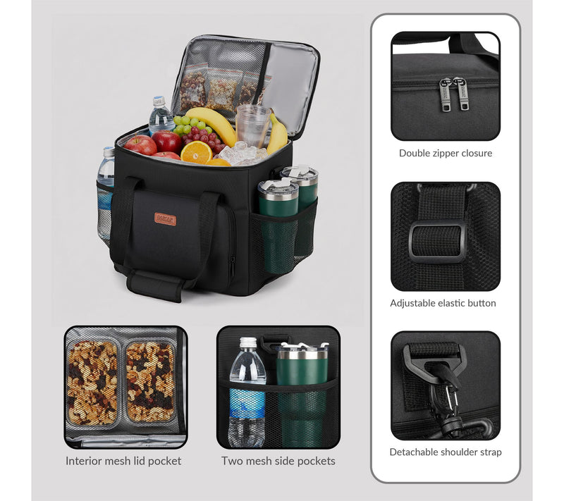 DUKAP TIK Insulated Soft Cooler Tote Bag — View 4