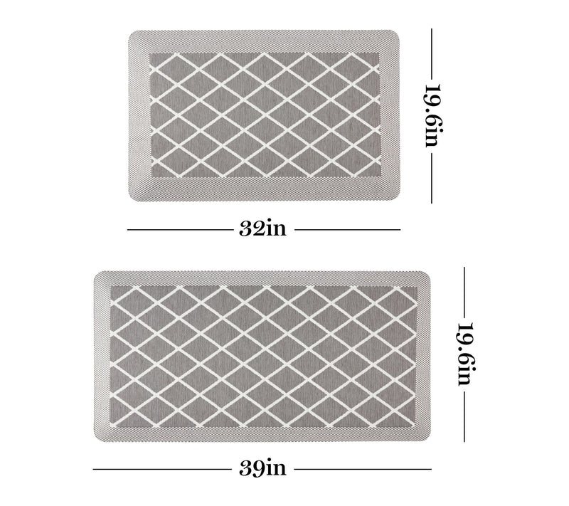 Martha Stewart Miles 19.6"x39" Kitchen Mat — View 5