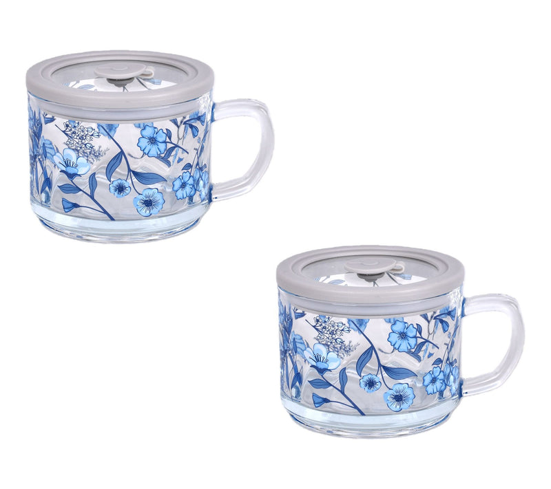 Temp-tations Set of 2 16-oz Glass Meal Mugs with Vented Glass Lids — View 5