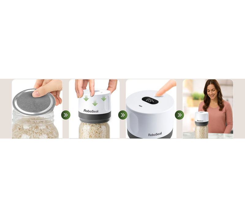 Bell & Howell Roboseal Rechargeable Mason Jar Sealer — View 9