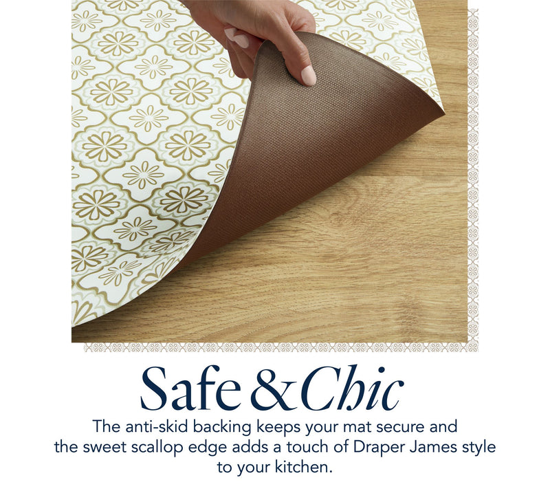 Draper James Geometric Floral 20"x39" Anti Fatigue Kitchen Mat — View 5