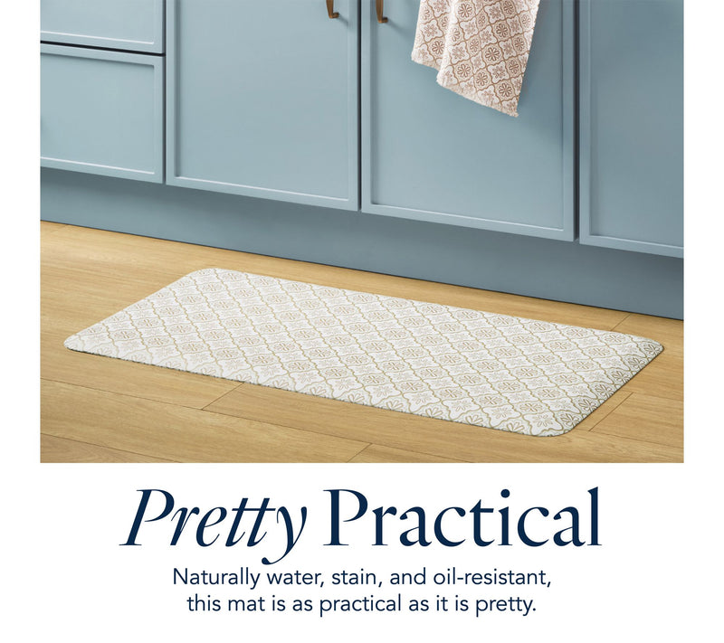 Draper James Geometric Floral 20"x39" Anti Fatigue Kitchen Mat — View 6