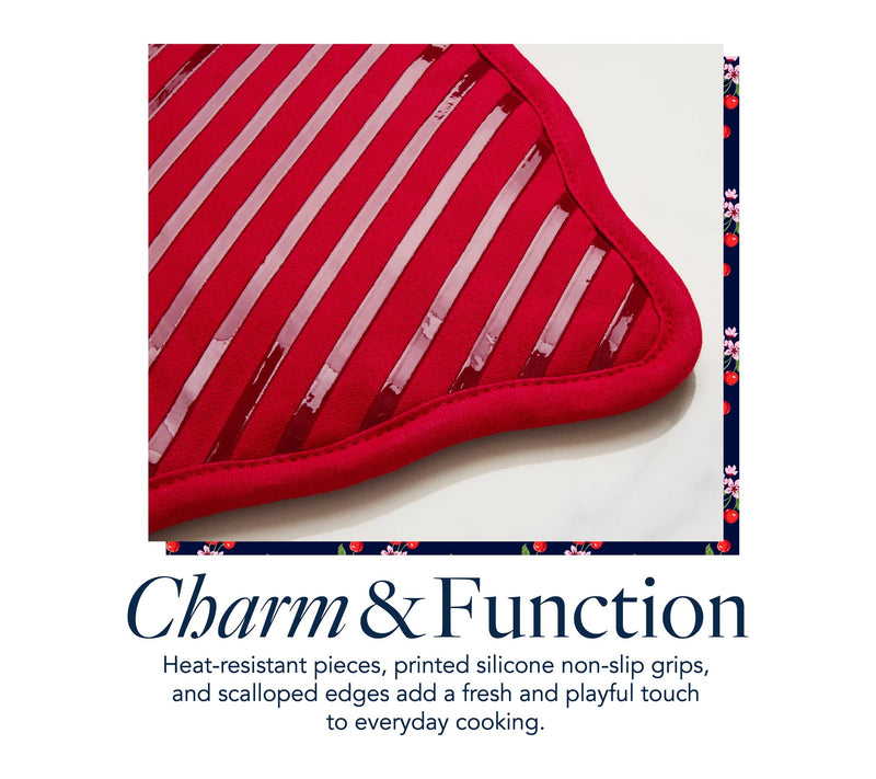 Draper James Cherry Blossom Pot Holder 2-Pack Set — View 4