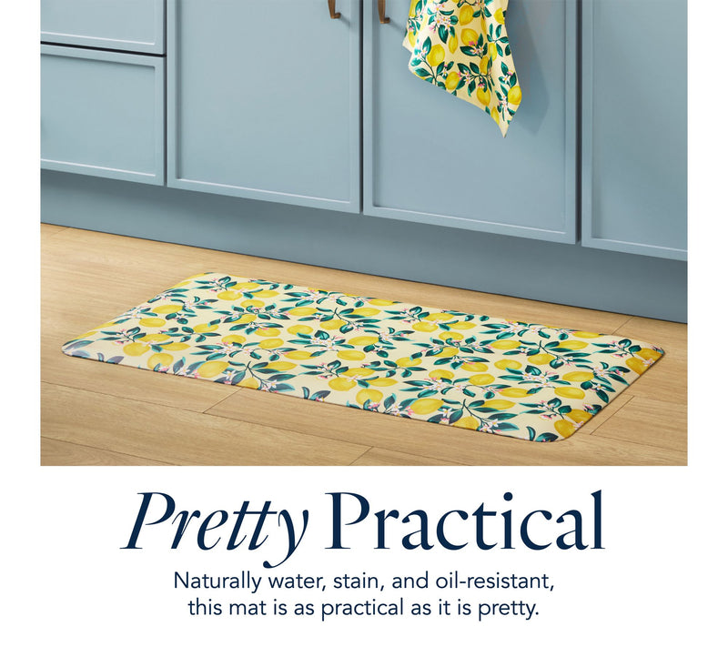 Draper James Le mon Blossom 20" x39" Anti Fatig ue Kitchen Mat — View 6