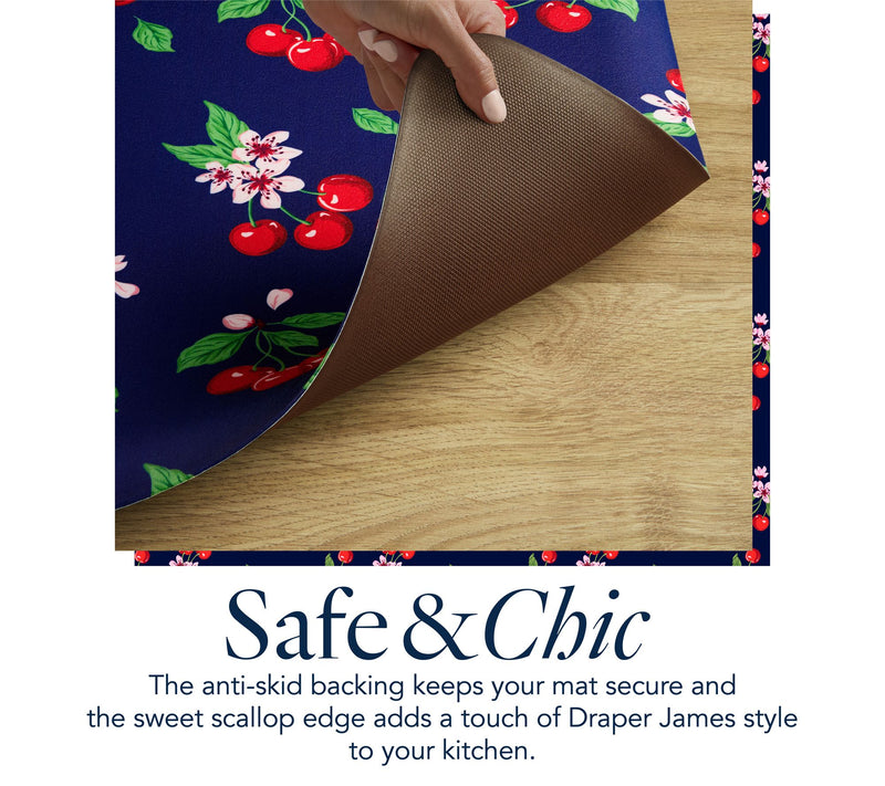 Draper James Cherry Blossom 20"x39" Anti Fatigue Kitchen Mat — View 5