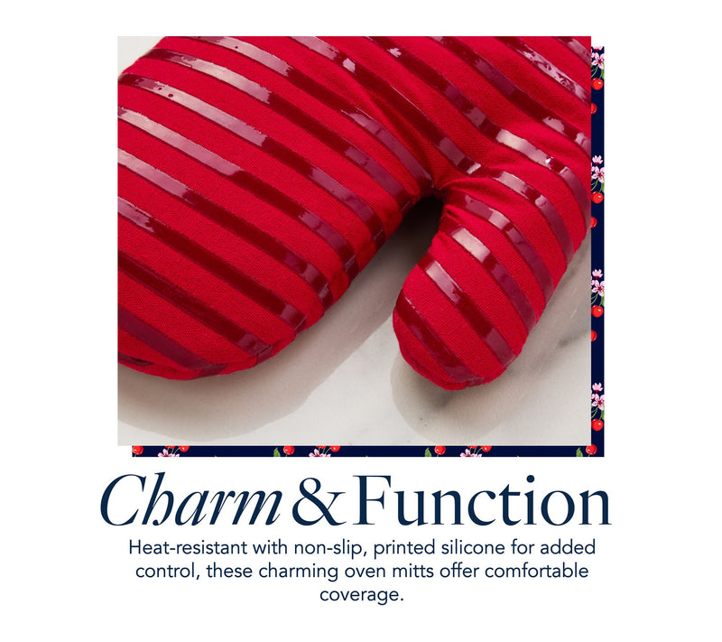 Draper James Cherry Blossom Oven Mitt 2-Pack Set — View 4