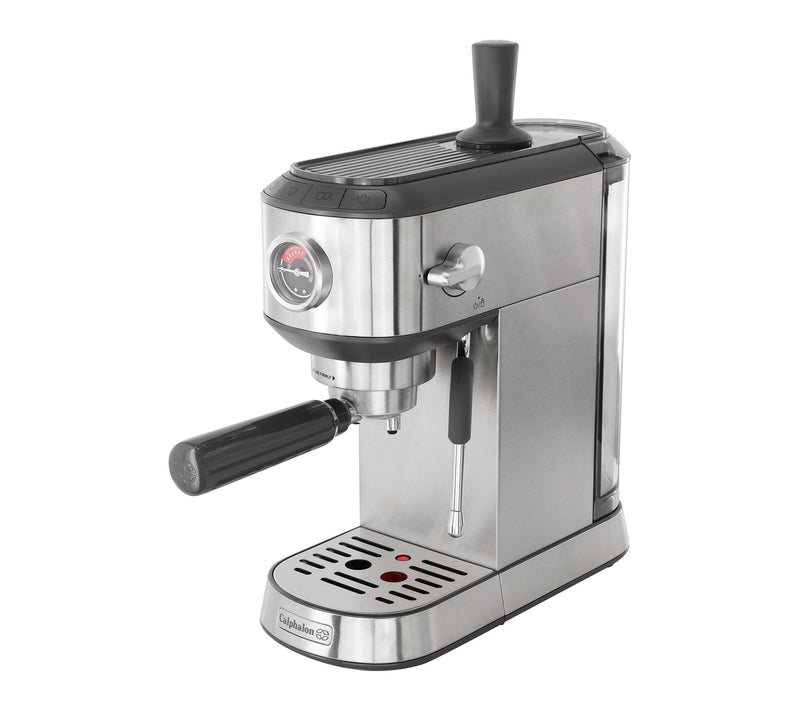 Calphalon Miniatura Espresso Machine and Milk Frother Silver — View 10