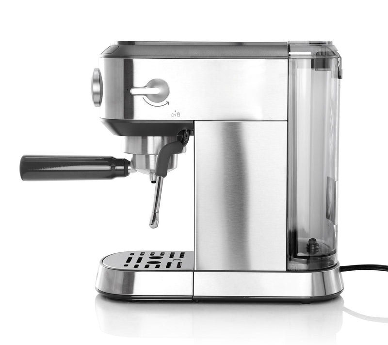 Calphalon Miniatura Espresso Machine and Milk Frother Silver — View 2