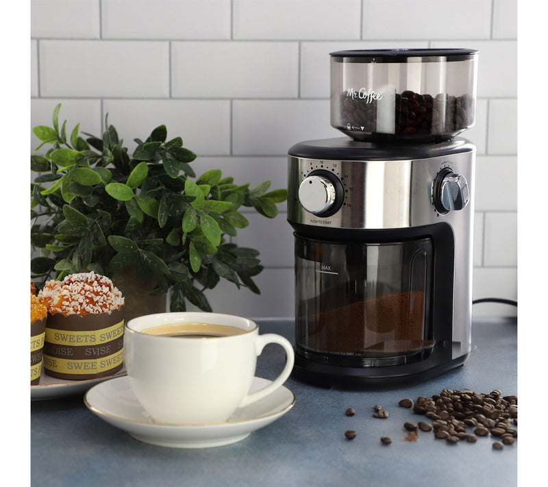 Mr. Coffee 18 Cup Automatic Burr Grinder with Removable Hopper — View 5
